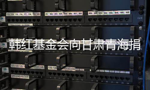 基金捐赠元物0万0万资甘肃韩红会向 含青海